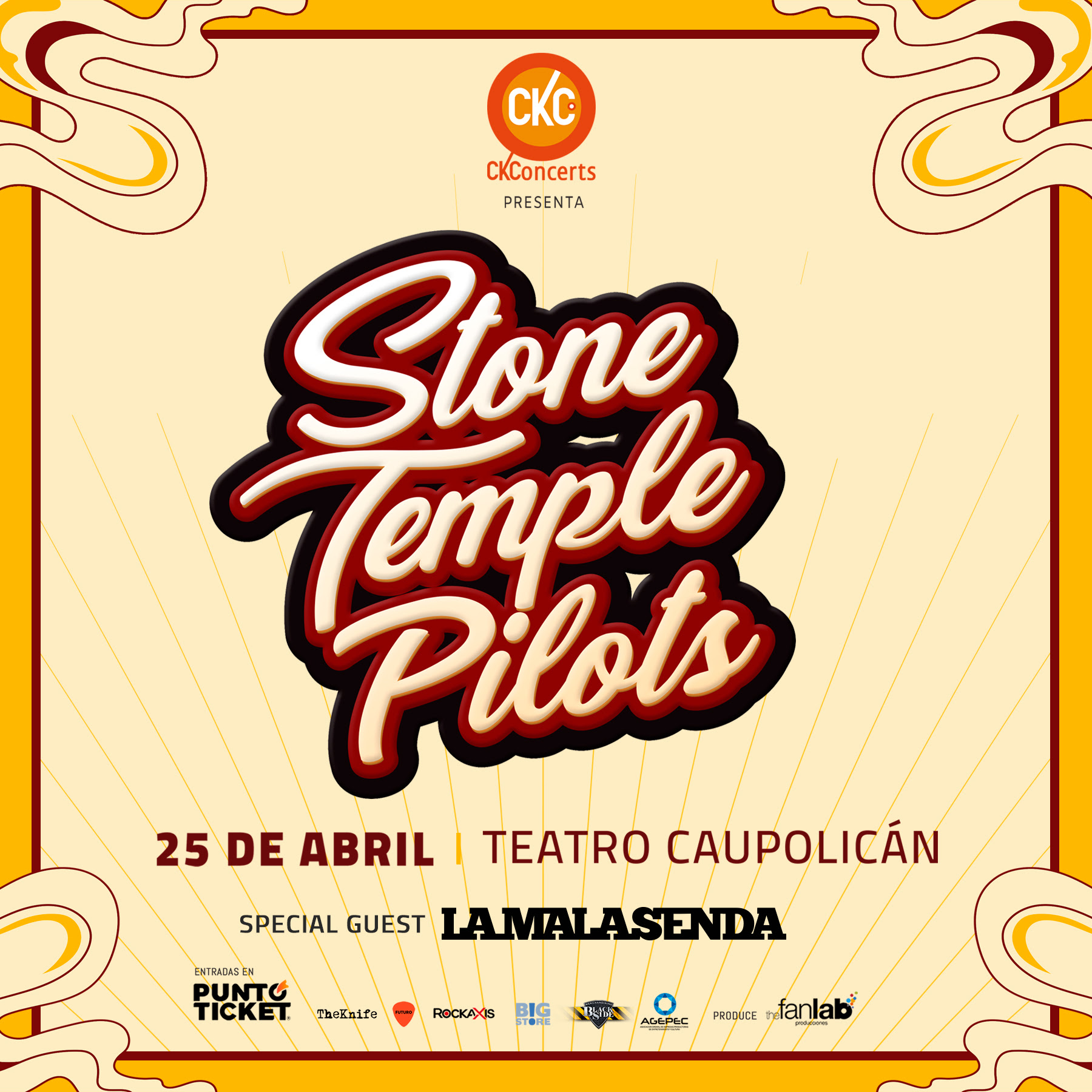 La Mala Senda abrirá el retorno de Stone Temple Pilots